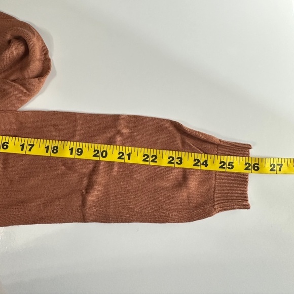 Scotch & Soda Maison Scotch Women’s Knit Crewneck Sweater Dress Brown Sz S - Picture 12 of 13